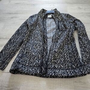 Marc New York Black and White  Fleece lined Jacket